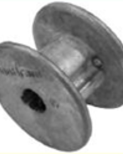 Injected aluminun pulley for curtain machine and inlet